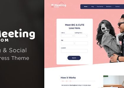 Meeting Room - Social & Dating BuddyPress Theme (BuddyPress)