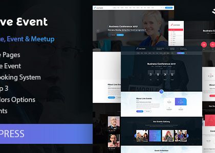 Live Event - Single Conference, Event, Meetup WordPress Theme (Events)