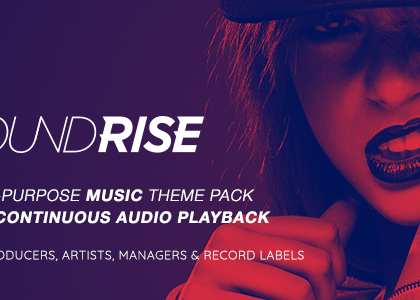 SoundRise - Artists, Producers and Record Labels WordPress Theme (Music and Bands)