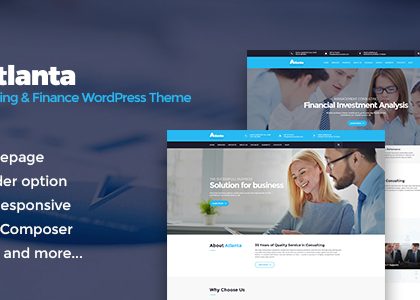 Atlanta - Consulting & Finance WordPress Theme (Creative)