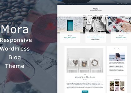 Mora - Responsive WordPress Blog Theme (Blog / Magazine)