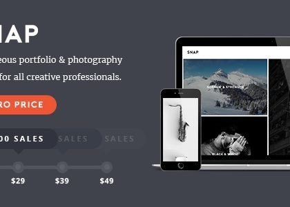 SNAP - Creative Portfolio / Photography WordPress Theme (Photography)