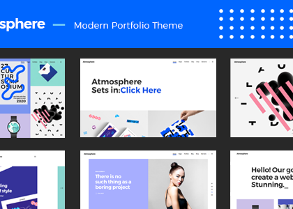 Atmosphere - A Bold, Fresh Portfolio Theme (Portfolio)