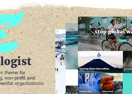 Ecologist - A Modern Environmental, Non-profit and Recycling Theme (Environmental)