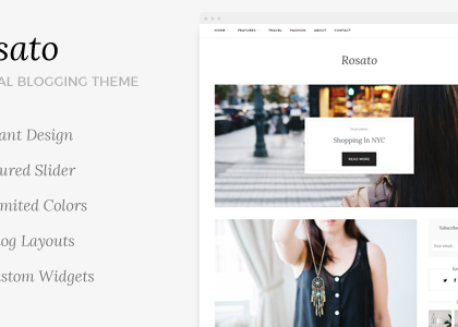 Rosato - Minimal Blogging Theme (Personal)