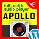 Apollo - Sticky Full Width HTML5 Audio Player - WordPress Plugin (Media)