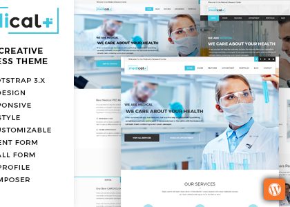 Medical Plus - Health Care, Clinic WordPress Theme (Health & Beauty)