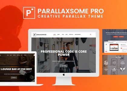 ParallaxSome Pro - Multipurpose WordPress Theme (Creative)