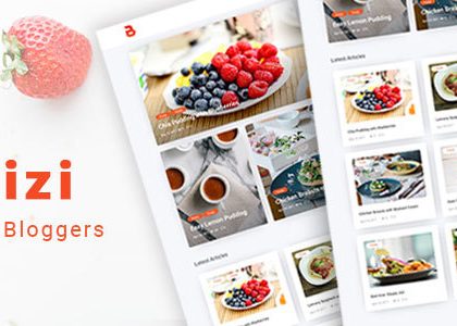 Bizi - A WordPress Theme for Food Bloggers (Blog / Magazine)