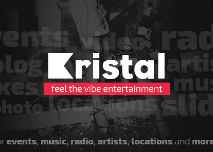 Kristal - Feel The Vibe Entertainment WordPress Theme (Music and Bands)