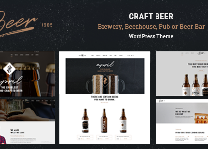 Craft Beer - Brewery or Pub WordPress Theme (Restaurants & Cafes)
