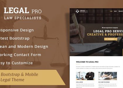 Legal Pro - Law/Legal Business WordPress Theme (Business)