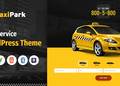 TaxiPark - Taxi Service Company WordPress Theme (Corporate)