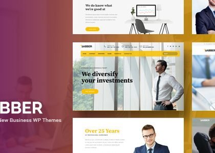 Sabber - Highly Customizable Financial & Business WordPress Themes (Business)