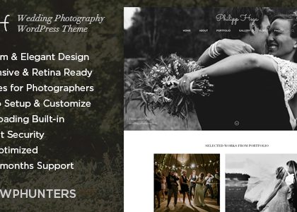 PH - Responsive Wedding Photography WordPress Theme (Photography)