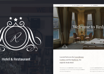 Reda - Hotel & Restaurant WordPress Theme (Travel)