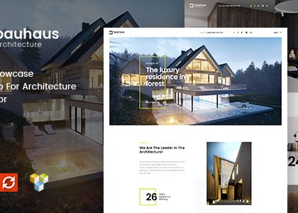 Bauhaus - Architecture & Interior WordPress Theme (Business)