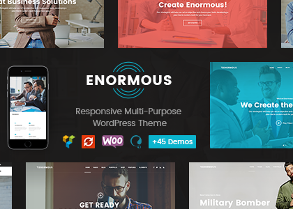 Enormous - Responsive Multi-Purpose WordPress Theme (Business)