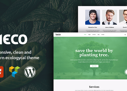 Bieco - Environment & Ecology WordPress Theme (Business)