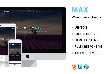 Max - Web Agency WordPress Theme (WordPress)